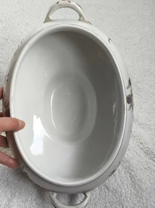 SOPERA "SAN CLAUDIO" PORCELANA FINA DE FLORES