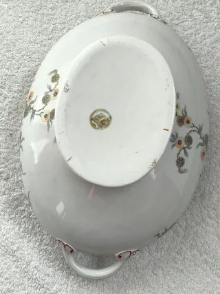 SOPERA "SAN CLAUDIO" PORCELANA FINA DE FLORES