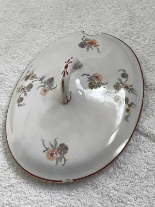 SOPERA "SAN CLAUDIO" PORCELANA FINA DE FLORES