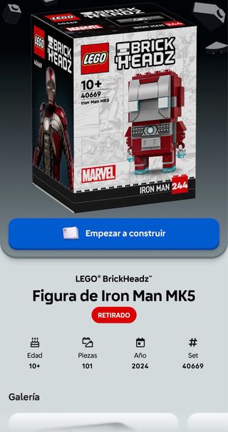 LEGO BrickHeadz Iron Man MK5 (40669)