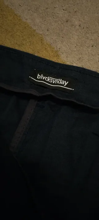 Pantaloni uomo lino blu scuro