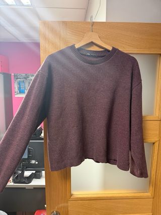 Conjunto Zara chándal burdeos mujer