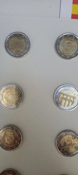 Colección 16 monedas conmemorativas España 2€