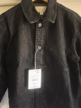 Cazadora Zara Denim Regular Fit Talla s