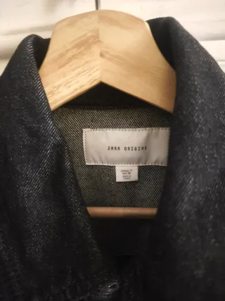 Cazadora Zara Denim Regular Fit Talla s