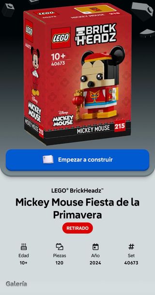 LEGO BrickHeadz Mickey Mouse Fiesta Primavera 4067