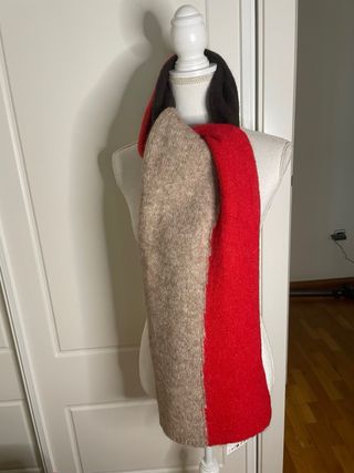 Bufanda Zara Lana y Alpaca Nueva