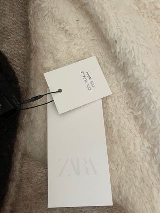 Bufanda Zara Lana y Alpaca Nueva