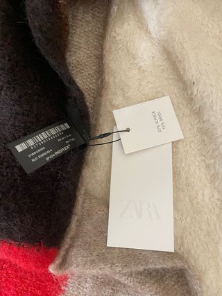 Bufanda Zara Lana y Alpaca Nueva