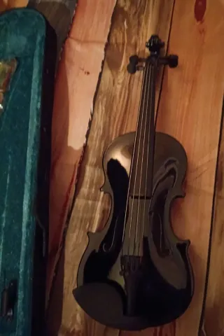 Violín Infantil 1/8 Negro Mate Nuevo