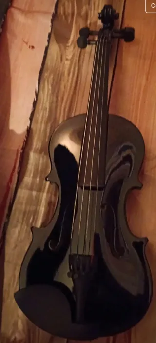 Violín Infantil 1/8 Negro Mate Nuevo