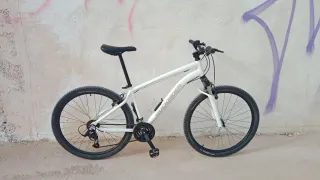 Bicicleta Todoterreno Unisex Blanca