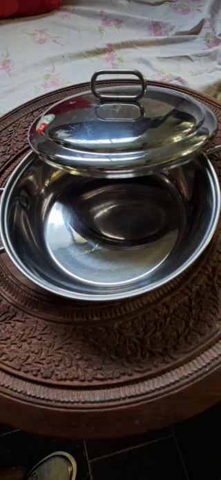 Tegame con coperchio inox