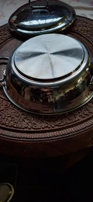 Tegame con coperchio inox