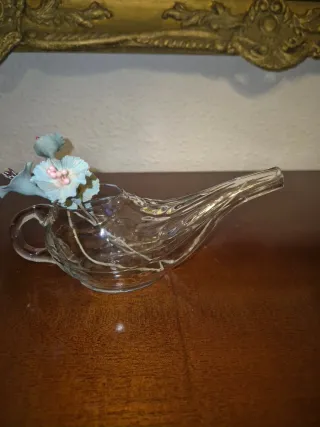 2 jarras de cristal tallado