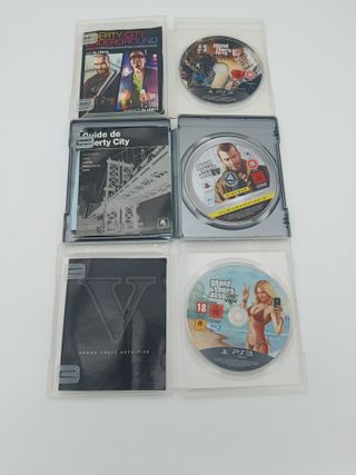 Lote GTA PS3: IV, Episodes, V (PAL)