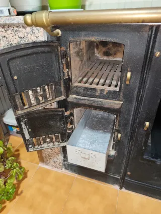 Cocina de leña Lacunza 110 cm ancho