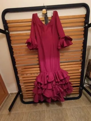 Traje de flamenca con volantes