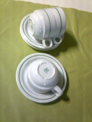 Conjunto de  12 chávenas de café Costa Verde novas