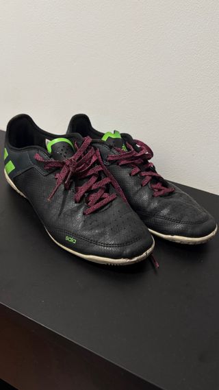 Chuteira Futsal Adidas Preto e Verde