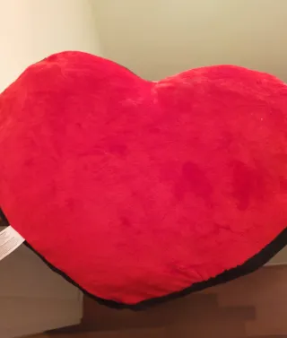 Cuore velluto s. Valentino spedizione in giornata