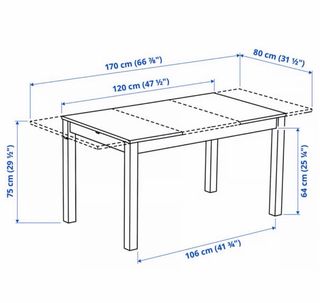 Mesa de comedor extensible madera