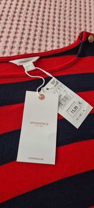 Jersey marinero fino botones Springfield talla M