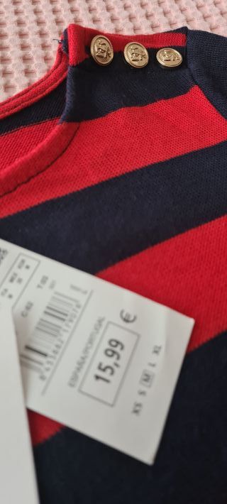 Jersey marinero fino botones Springfield talla M