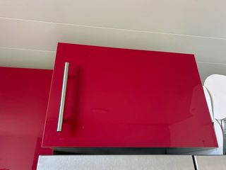 Muebles de cocina rojos