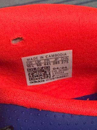 Scarpe calcio ADIDAS PREDATOR blu/rosse