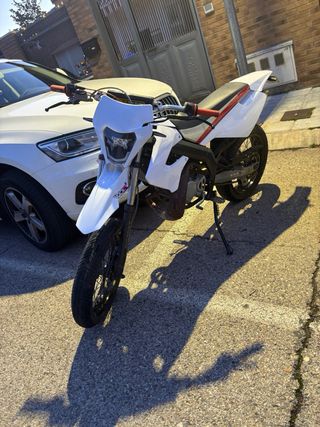 Carenado Derbi Senda Blanco