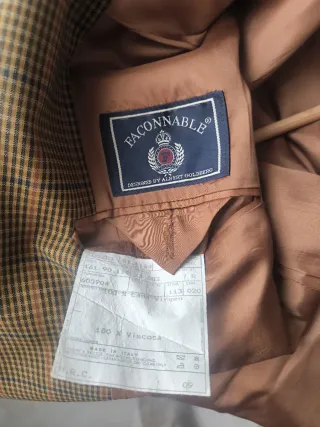 Americana Facconable Beige/Marrón