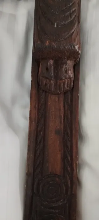 Cristo Románico Madera Tallada