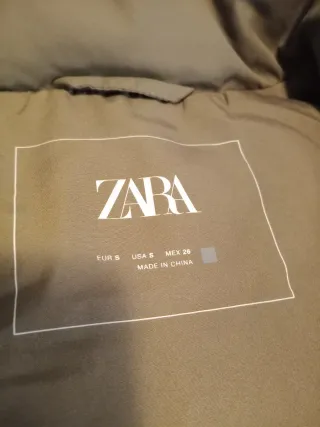 Chaleco Verde Zara