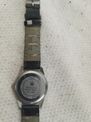 Reloj Rolex Oyster Perpetual Plata Negro