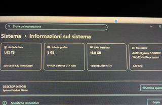 NVIDIA GeForce GTX 1080 8GB MSI