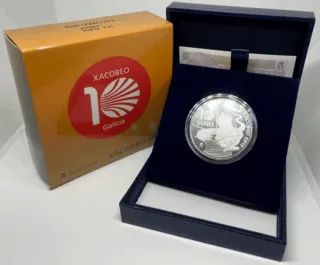 Moneda 10€ Plata Xacobeo 2010