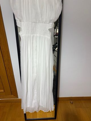 Vestido Zara Blanco Talla XS