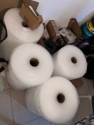 Rollos de plástico de burbujas para embalaje