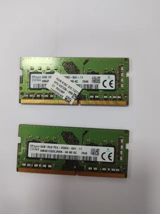 Lote 2x SK hynix 8GB DDR4 RAM PC4-2666V