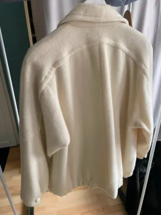 Abrigo vintage crema talla 44