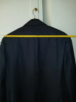 Traje de caballero azul marino