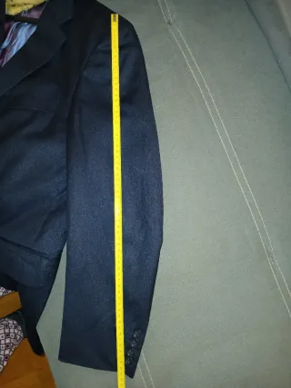 Traje de caballero azul marino