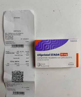 Ulipristal STADA (pastilla de emergencia) 5 días