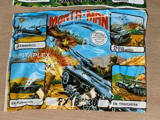 4 Sobres Montaplex Montaman Guerra Oeste Safari