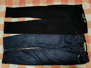 2 Pantalones Vaqueros Niños Talla 9-10