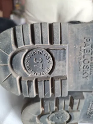 Botas Pablosky niña talla 37