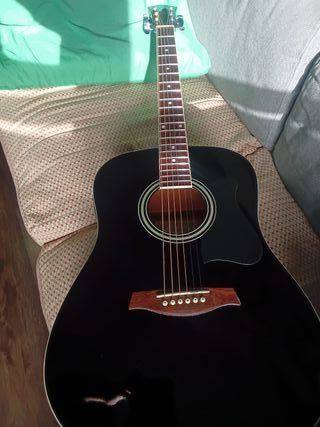 Guitarra Ibanez Electroacústica Negra