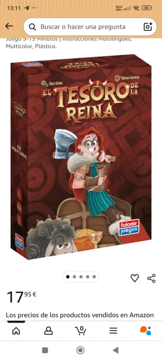 El Tesoro de la Reina - Juego de Mesa