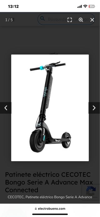 Patinete Eléctrico Cecotec Bongo Serie A